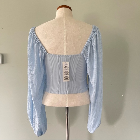 Urban Outfitters Light Blue top NWT size Large - Picture 5 of 6